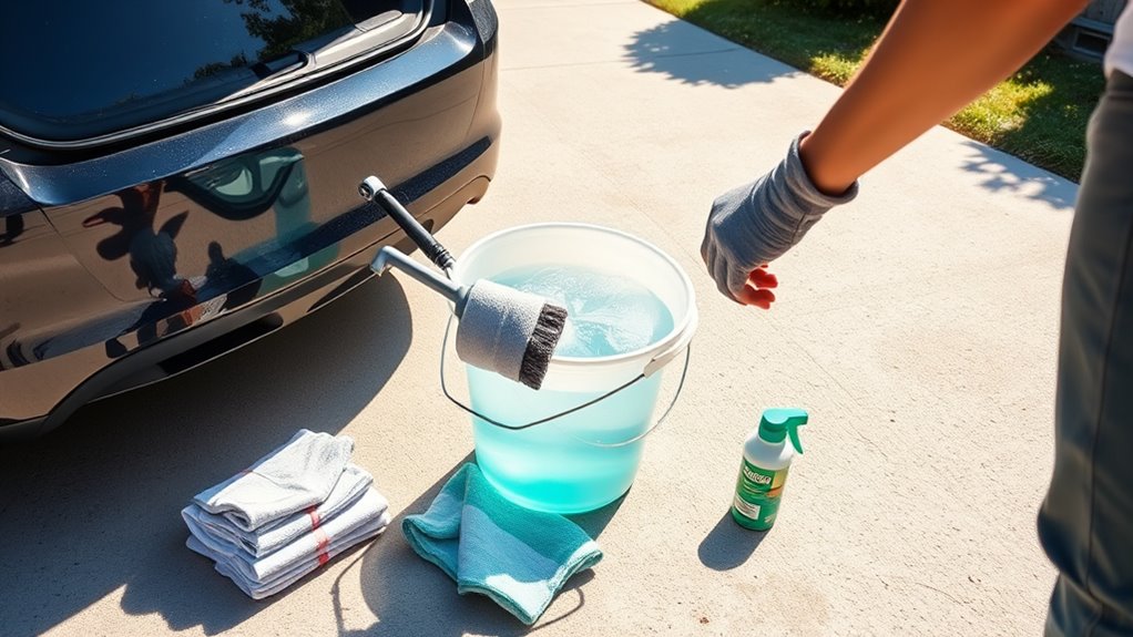 prepare for a car wash