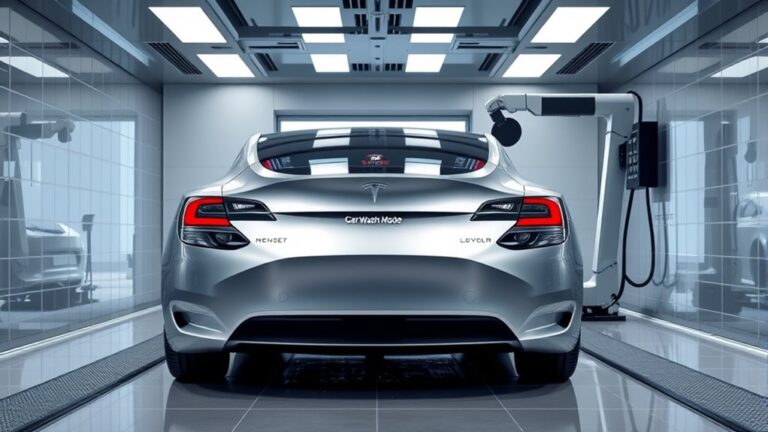activate tesla car wash