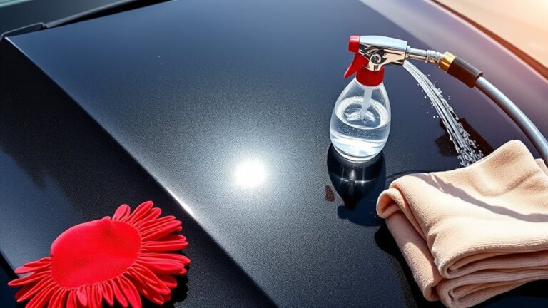 car wash tools and soaps