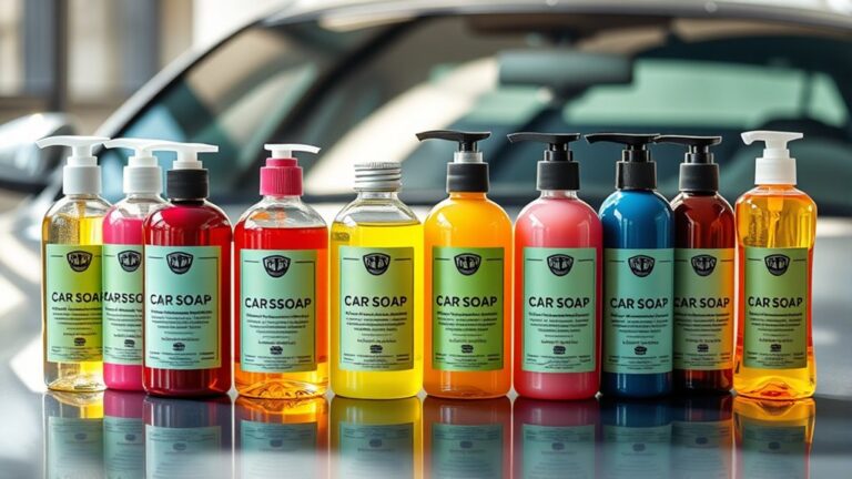 car washing soap varieties