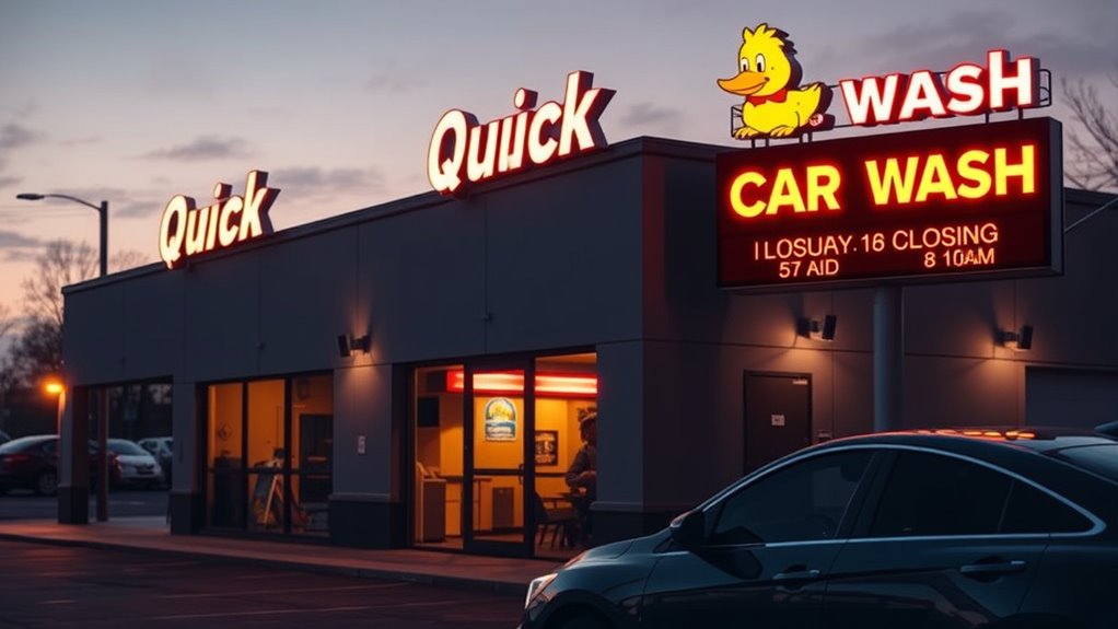 convenient car wash hours