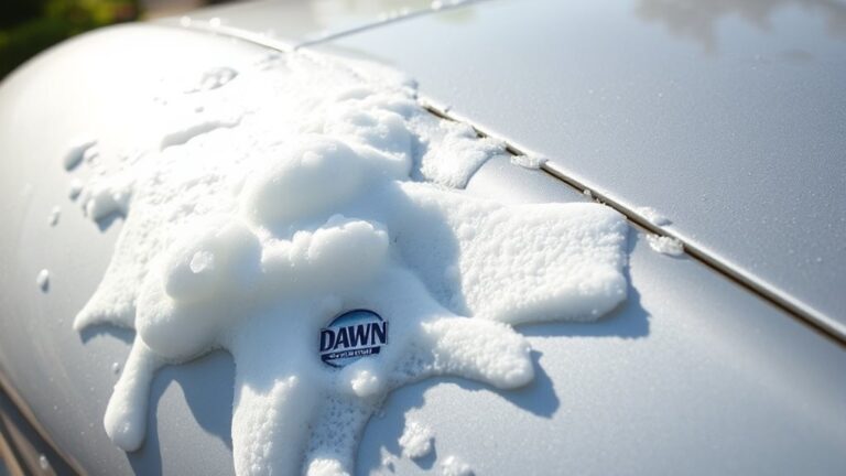 dawn dish soap damages paint