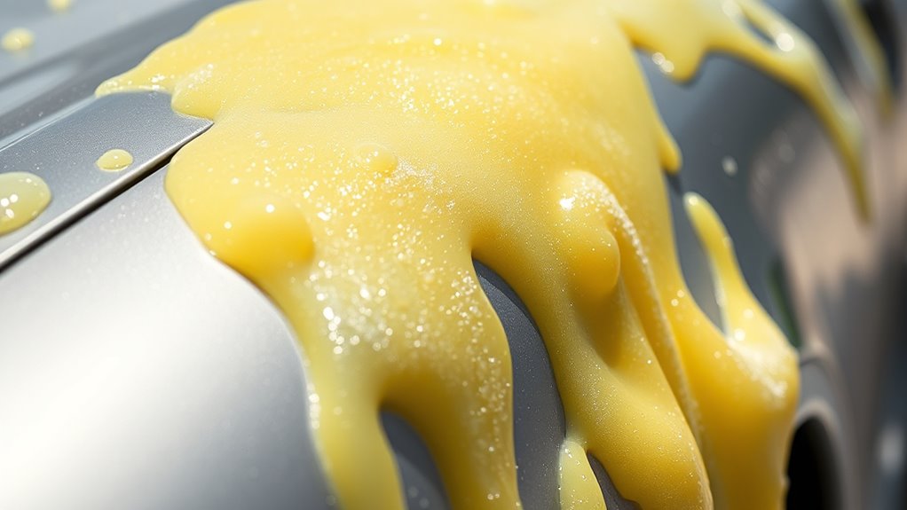 dish soap damages car finish