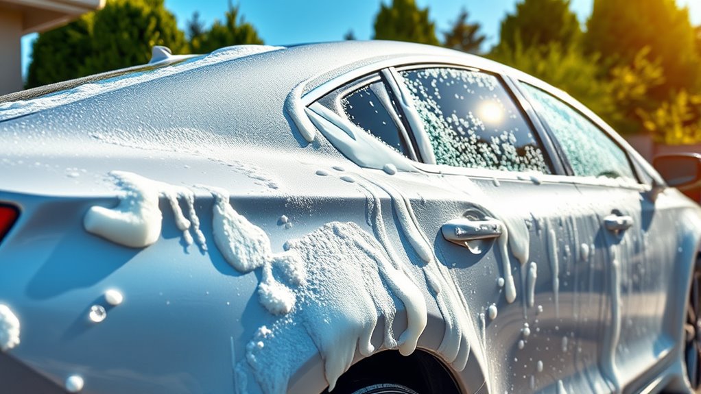 dish soap damages car finish