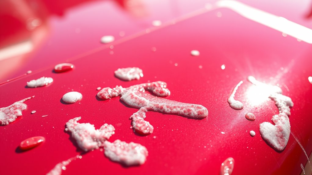 dish soap damages car paint