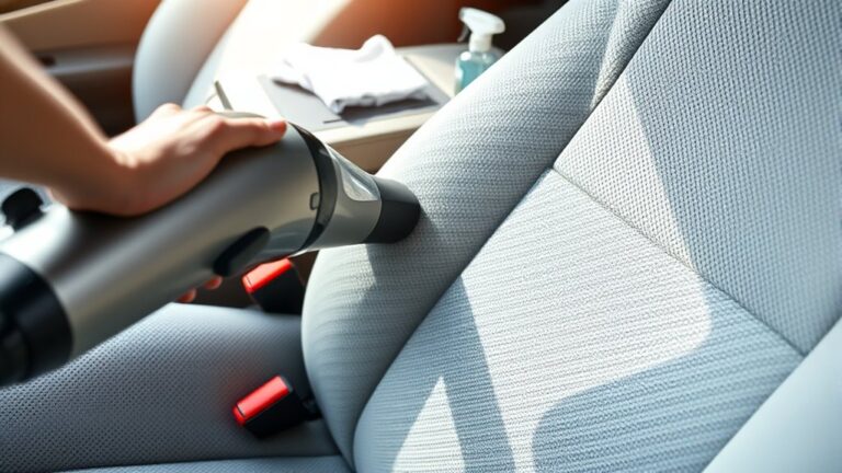 effective cloth seat cleaning