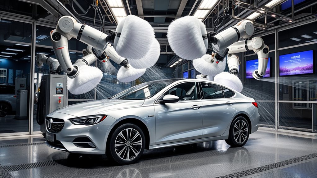 efficient automated vehicle cleaning