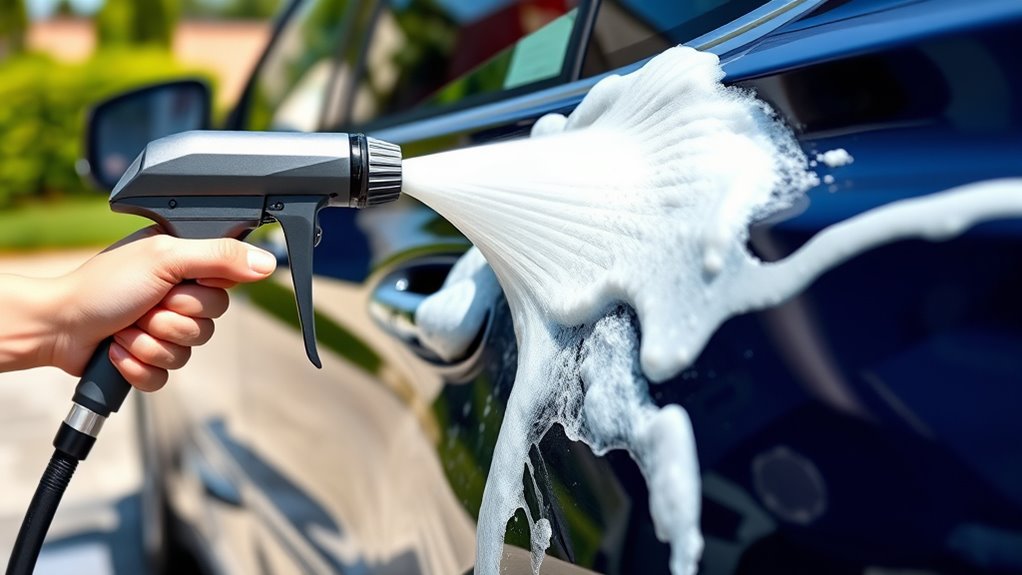 foam gun car wash efficiency