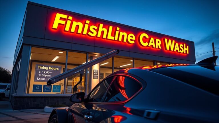 locate finishline car wash hours