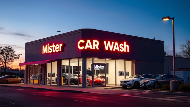 mister car wash closing time