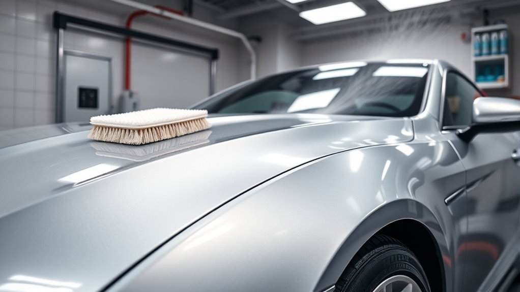 prepare car for washing