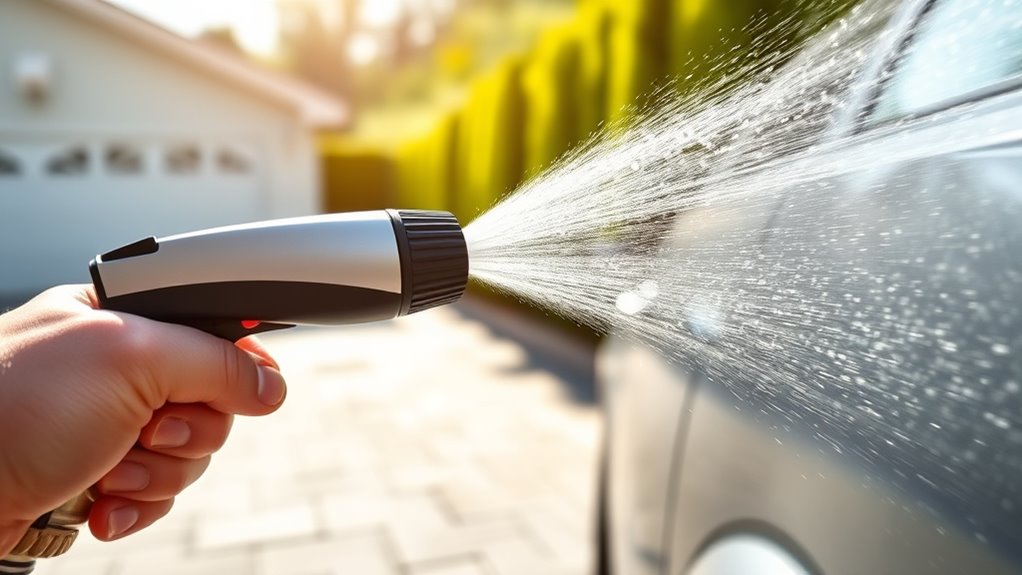 pressure washer car damage