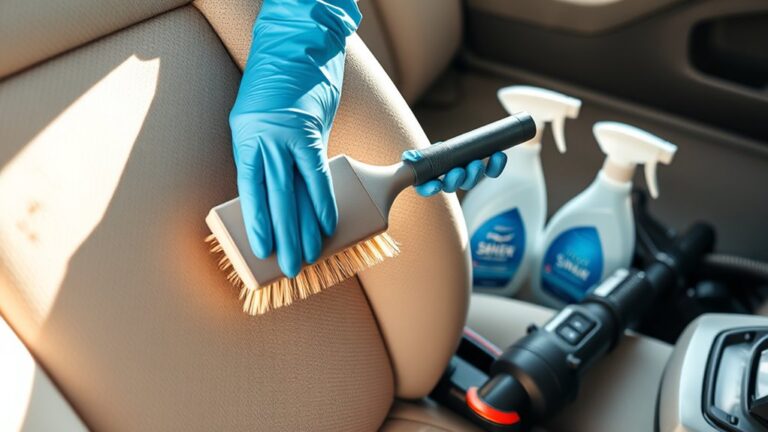 professional car seat cleaning