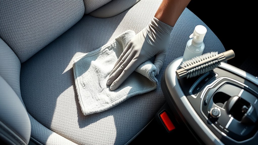 professional fabric seat cleaning