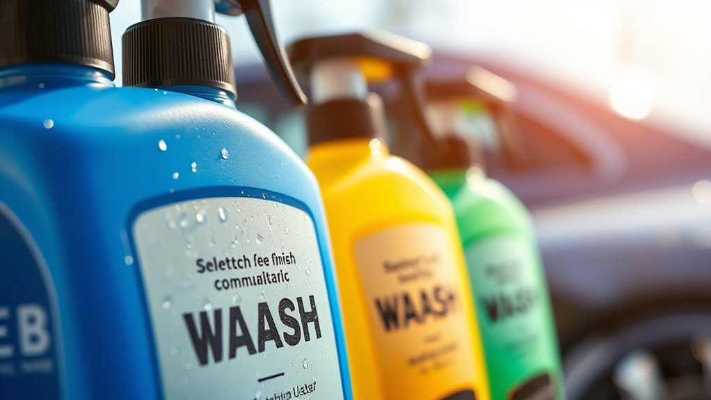 quality soap ensures shine