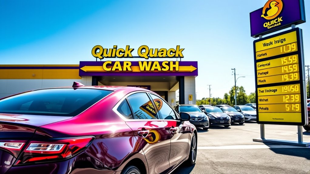 quick quack car wash prices