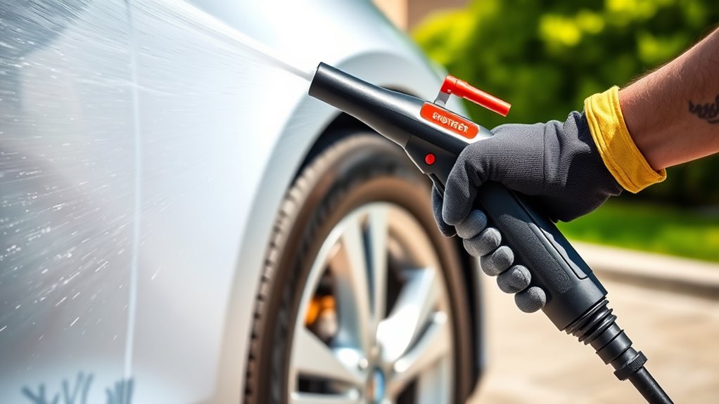 safe car power washing techniques