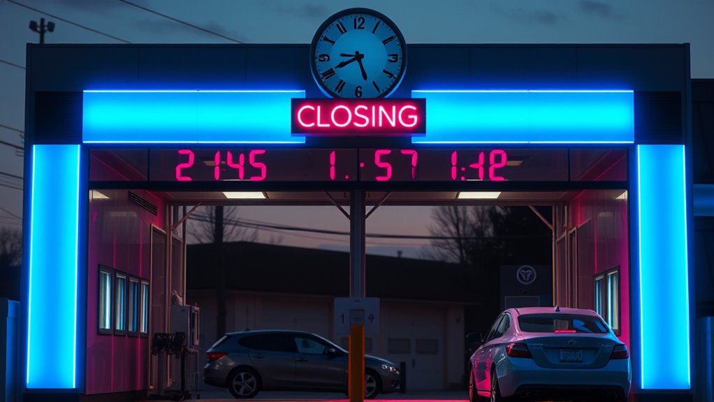 typical car wash hours
