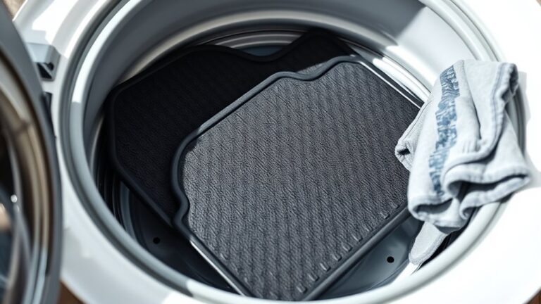 washing car mats safely