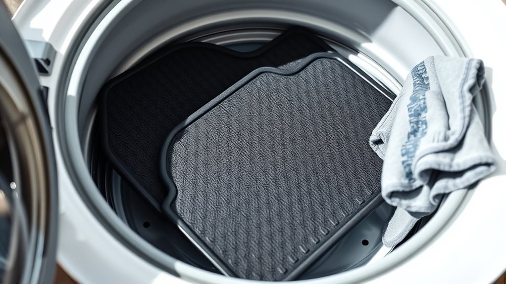 washing car mats safely