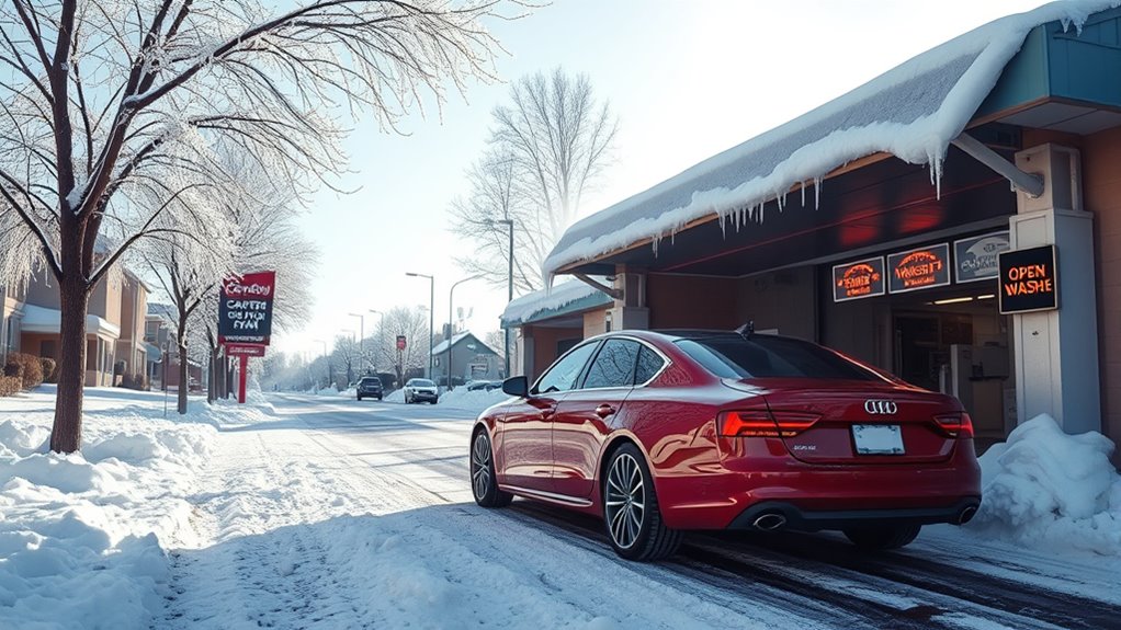 winter car washing challenges